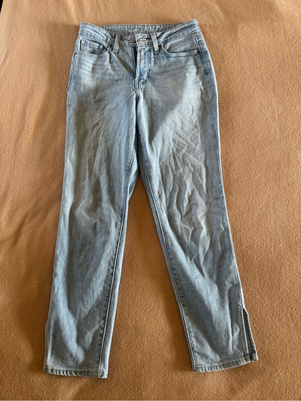 Old Navy women’s Light Blue Straight-Leg Jeans